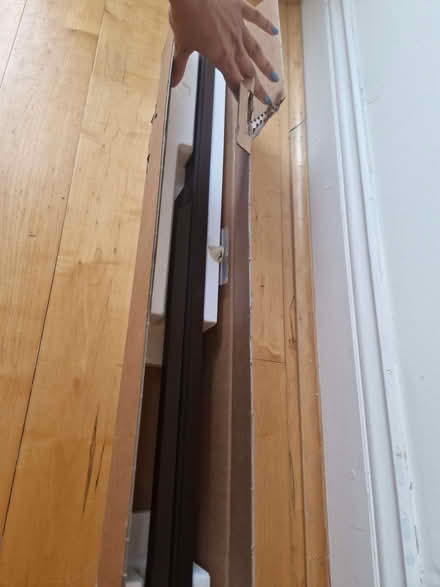 Photo of free Brown wooden frame for The Frame Samsung TV (West Kensington W14) #1