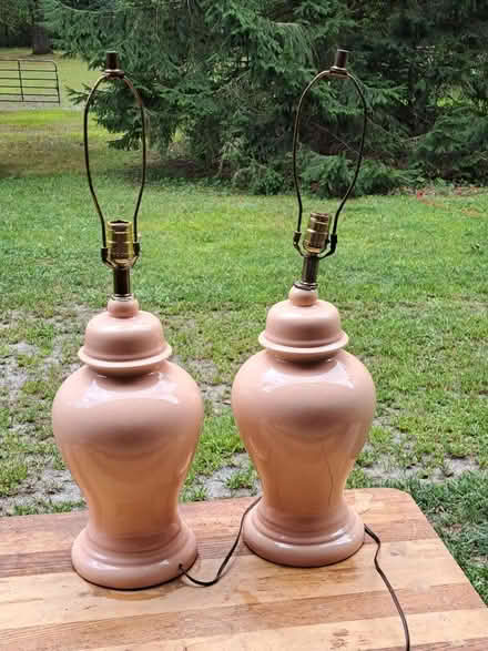 Photo of free Pair of tall lamp bases (Groton downtown) #1