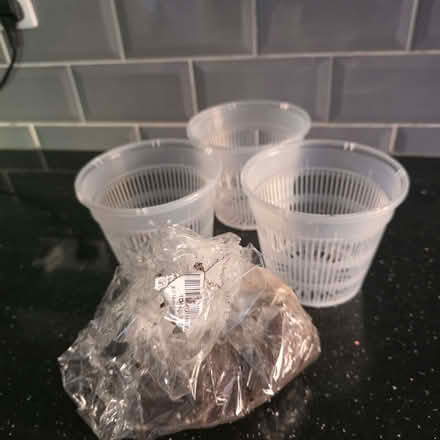 Photo of free 3 orchid pots and orchid soil (Clive Vale TN35) #1