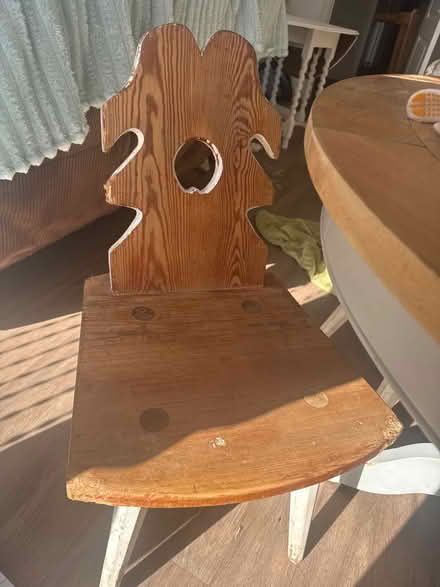 Photo of free 4 little wooden chairs (Maidstone ME15) #1