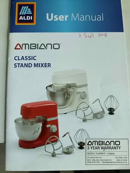 Photo of free Stand mixer (Southport PR9) #2