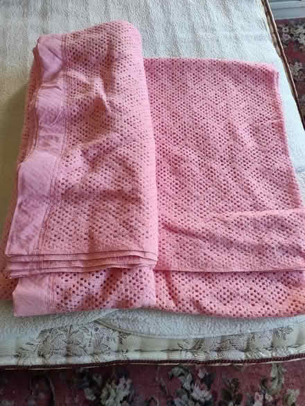 Photo of free Pink blankets x 2 used (Cheadle Hulme SK8) #1