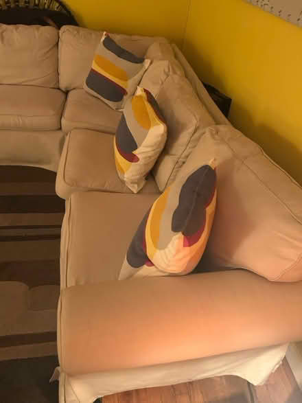 Photo of free Sectional IKEA sofa. White (Central Harlem) #4