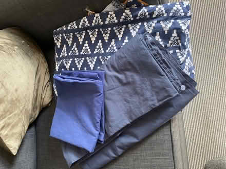 Photo of free Navy double duvet (Golden Green TN11) #1