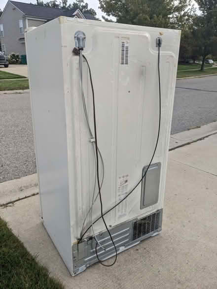 Photo of free Curb alert: Frig for scrap metal (S of Ypsi) #1