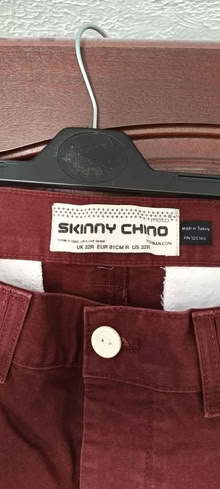 Photo of free Burgundy Chinos 32 (West Malling) #4