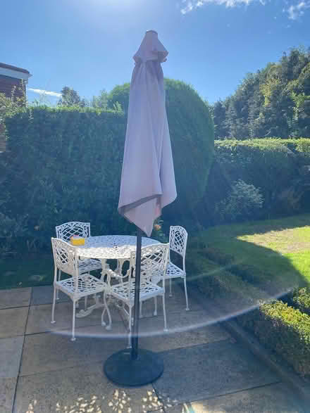 Photo of free Garden parasol/shade and stand (Rickmansworth wd3) #1