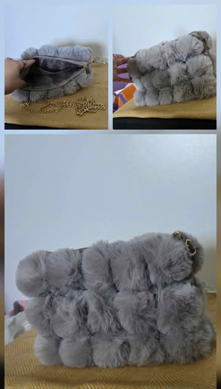 Photo of free Gray fluffy bag (Dublin 16) #1