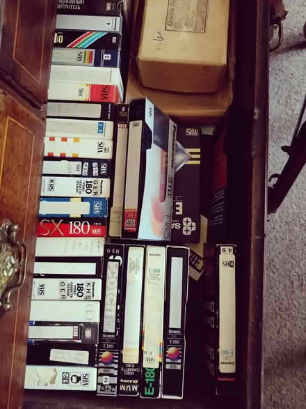 Photo of free VHS video tapes for re-recording (Central Rugby CV21) #1