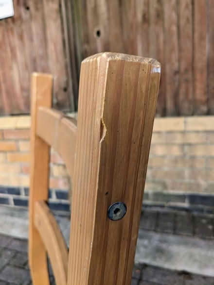 Photo of free Pair of Lightweight Wooden Chairs (PL4) #3