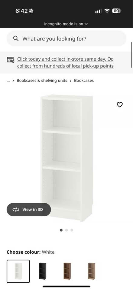 Photo of Small bookcase (E16, Silvertown) #1