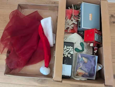 Photo of free Two big boxes of festive decorations (North Road) #2
