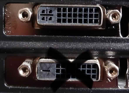 Photo of Computer screen with DVI-2 port as attached image. (Grahame Park NW7) #1