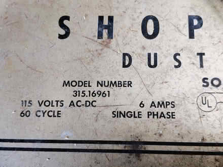Photo of free Sears & Roebuck Dust Collector (Westmont) #2