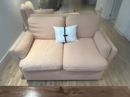 Photo of free 2-seater custom-made sofa (Birch/Hemlock) #1