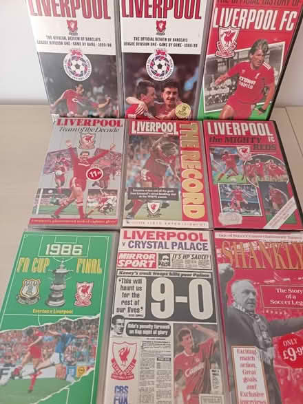 Photo of free Liverpool FC VHS tapes (Southport PR9) #1