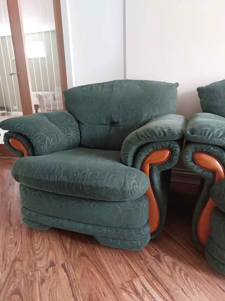 Photo of free Pair of 1 seater sofas (Leverstock Green HP2) #3