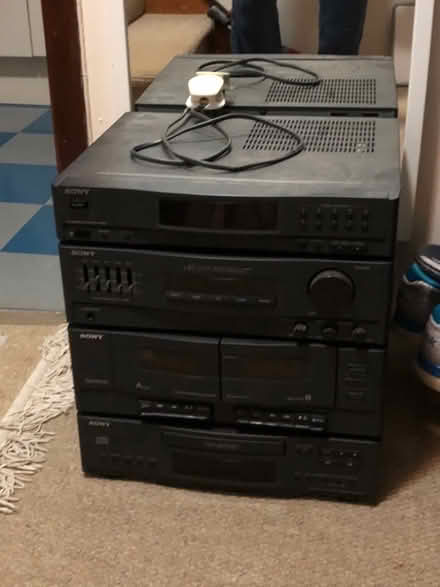 Photo of free Old Sony CD & Cassette Tape Player (Grahame Park NW7) #2