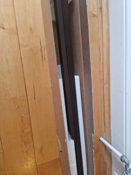 Photo of free Brown wooden frame for The Frame Samsung TV (West Kensington W14) #3