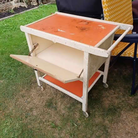 Photo of free Wooden trolley cupboard (Bradford BD12) #1