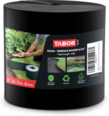 Photo of Simple black lawn edging (Golden Triangle) #1
