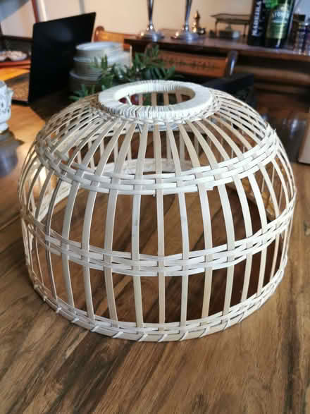 Photo of free 2 bamboo lampshades (Leighton Buzzard LU7) #2