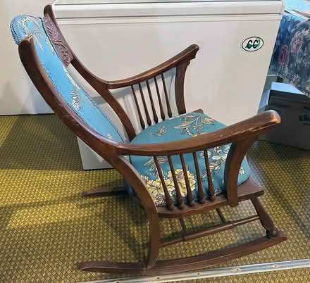 Photo of free antique wooden rocking chair (Alameda) #1