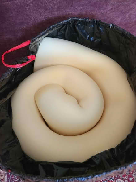 Photo of free 1.5" foam mattress topper KING (Charlottesville, VA) #2