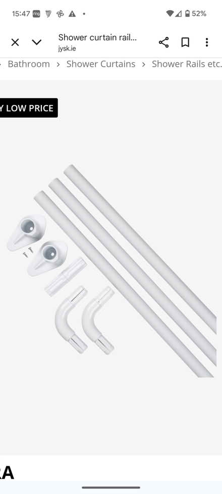 Photo of free Square Shower Curtain Rail (Dublin) #2