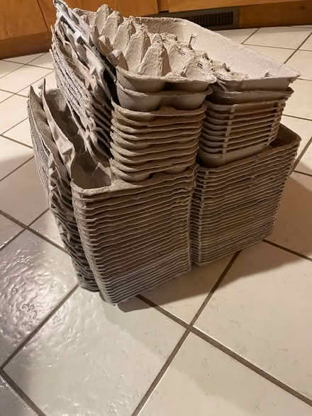 Photo of free cardboard egg cartons (ReUse parking lots) #1