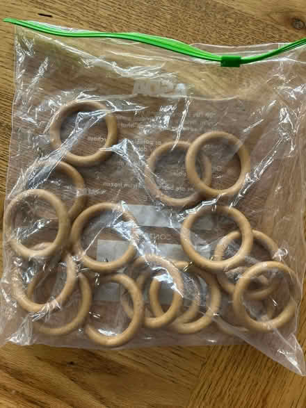 Photo of free Curtain rings x 16 (Firswood M16) #1
