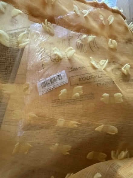 Photo of free Yellow sheer curtains (Alameda) #2