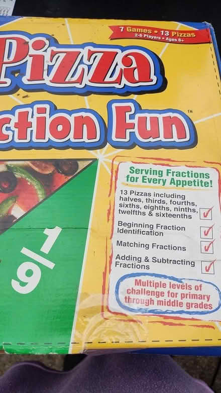 Photo of free Pizza Fraction game (Allen) #1