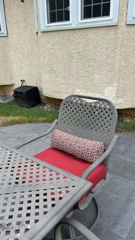 Photo of free Wrought iron patio set (East Bradford) #2