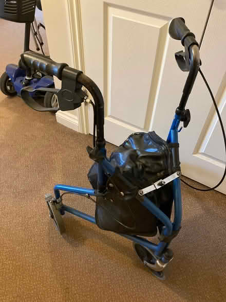 Photo of free Tri-Walker with bag and basket. Folds for transport. (Garsington OX44) #1