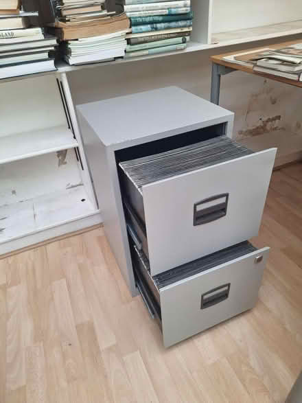 Photo of free Small metal filing cabinet (Gu23 6as) #2