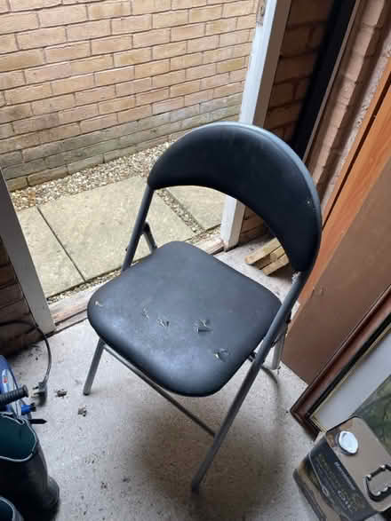 Photo of free Folding chair (CV23, Coton Park) #1
