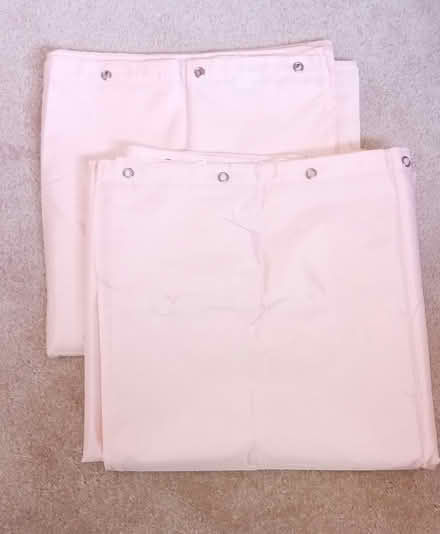 Photo of free Peach coloured shower curtain (Wokingham, RG41) #1