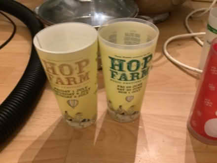 Photo of free 2 plastic tumblers (Brampton S40) #1