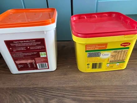 Photo of free Empty large plastic box/bucket (Stone Cross BN23) #1