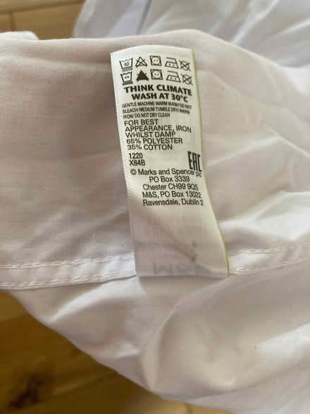 Photo of free 6 x M&S white short sleeved school shirts (Freehold LA1) #2
