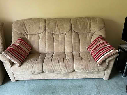 Photo of free 3 seater sofa and 2 chairs (Bedford Mk44) #2