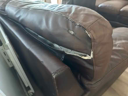 Photo of free 2 seater leather sofas x 2 (Wimblebury WS12) #4