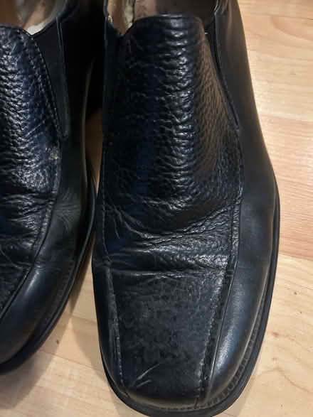 Photo of free Men’s black leather shoes size 9-42 (L5L 5P5) #2