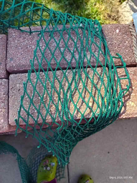 Photo of free PVC spider, netting scraps (Westmont) #3