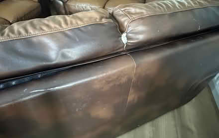 Photo of free 2 seater leather sofas x 2 (Wimblebury WS12) #2