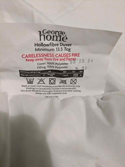 Photo of free Single duvet (Edinburgh EH7) #2