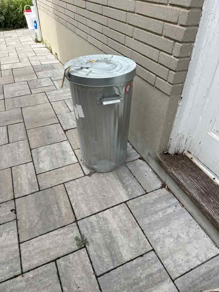 Photo of free Aluminum Garbage Can (Woodpark) #1