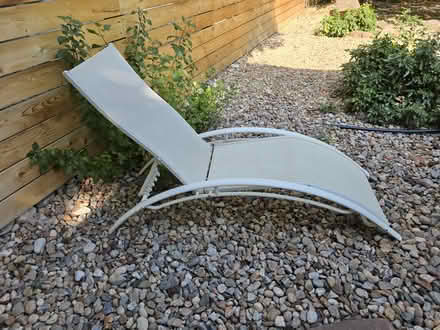 Photo of free Lawn Chair/Chaise (Gunbarrel) #2