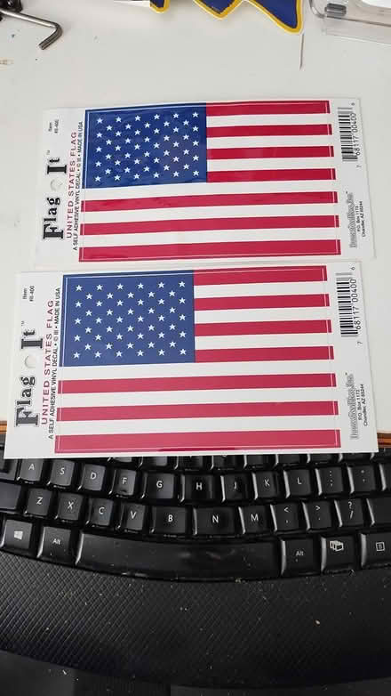 Photo of free American Flag Decals (2) (Vacaville) #1